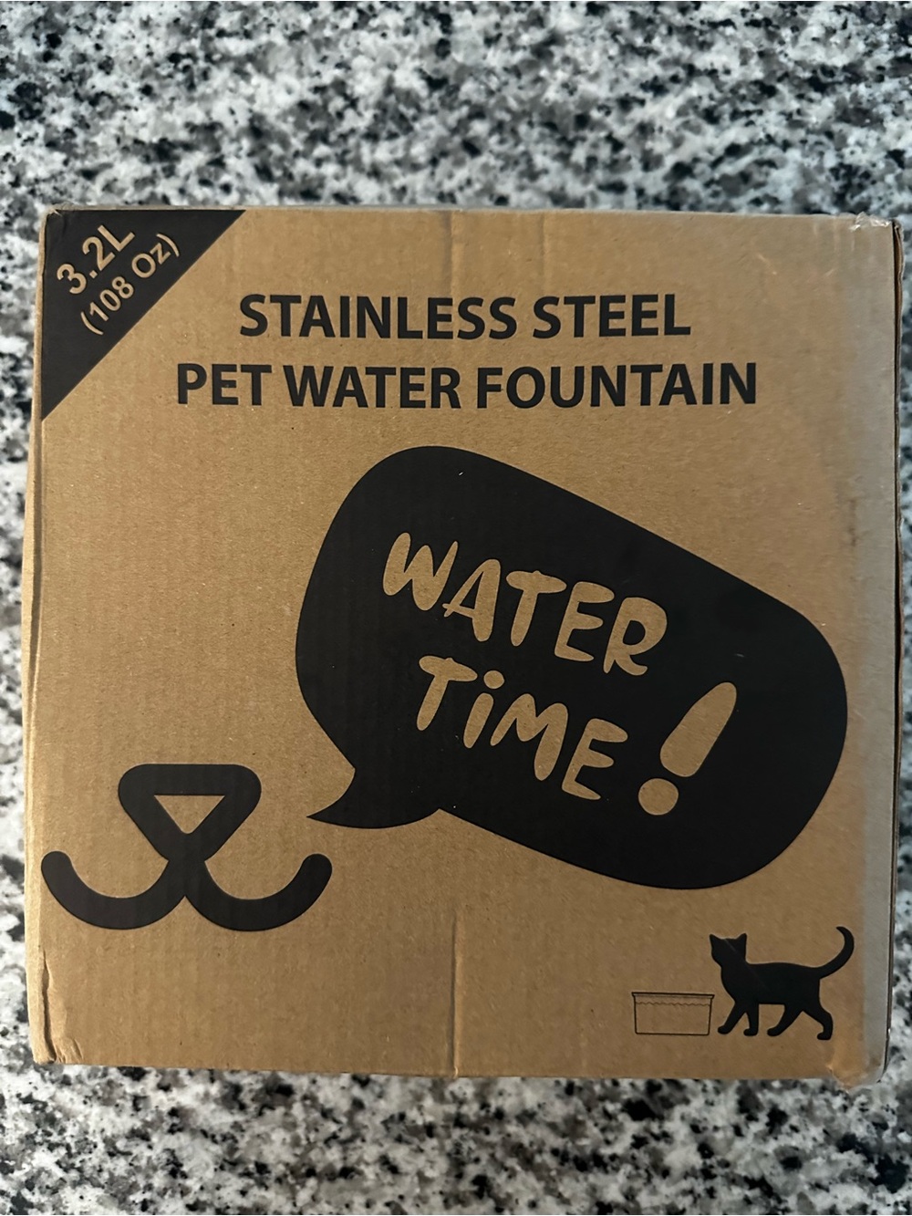 Stainless Steel Pet Water Fountain New